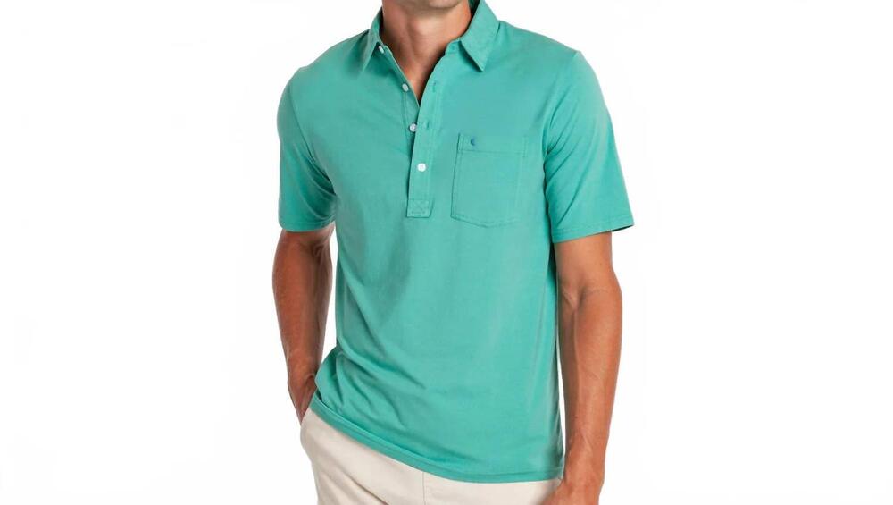 NEW CRIQUET men's top shelf players shirt in parrot